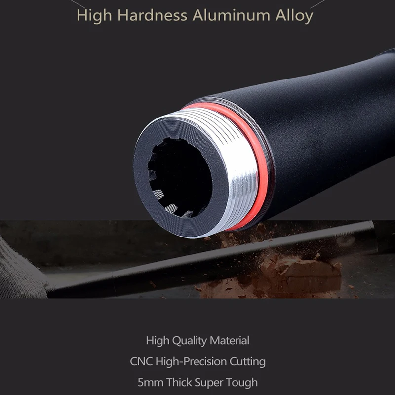 Linterna LED de bate de béisbol, resistente al agua, T6, bastón superbrillante, antorcha de aleación de aluminio para autodefensa de emergencia,