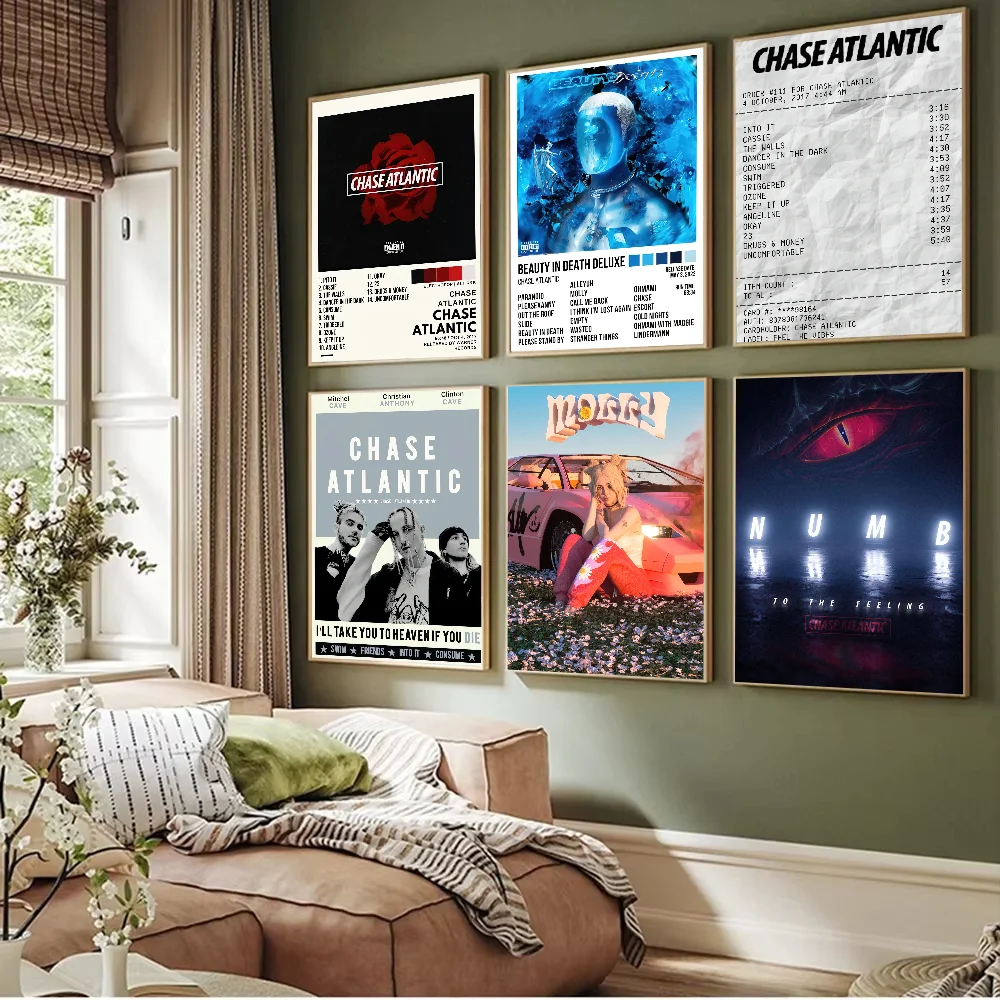 Band C-Chase AtlanticS Poster Prints Artwork festival Bedroom Club living room Home Deco