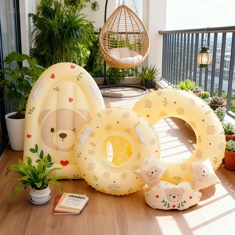 Pool Float Swim Tube Inflatable Swimming Ring Swim Accessory For For Summer Water Sports Swimming Circle Swim Float ﻿ ﻿