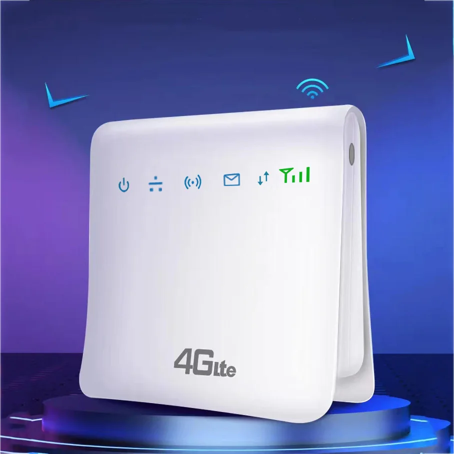 

Беспроводной портативный Wi-Fi-маршрутизатор 4G LTE со слотом для SIM-карты Мобильная точка доступа RJ45 LAN-порт
