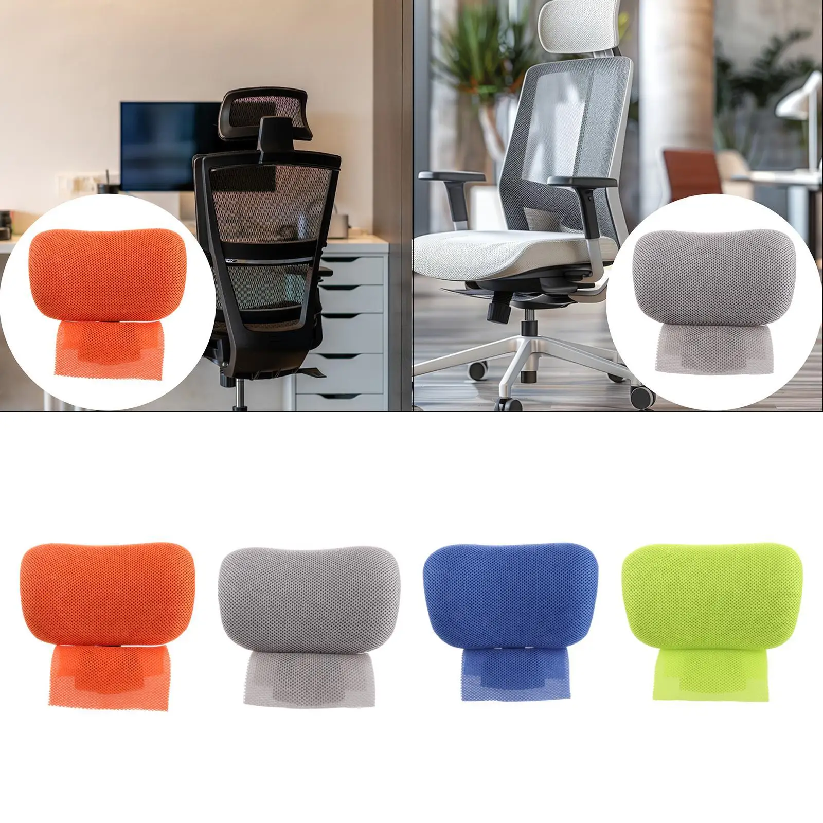 Adjustable Headrest for Office Chair Attachment Angle Adjust Comfortable