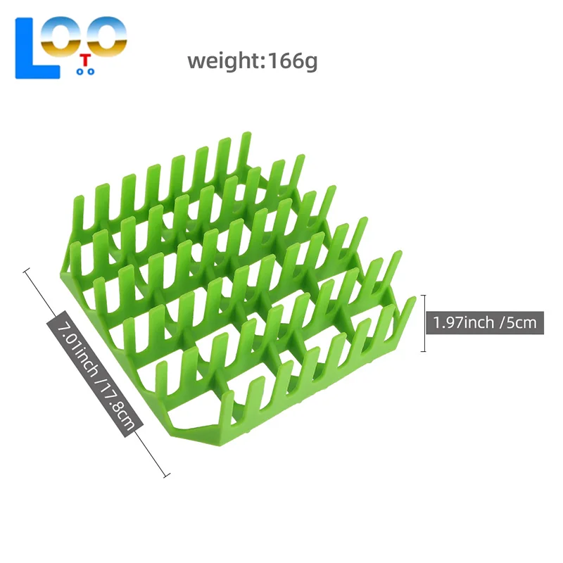1 قطعة سيليكون الهواء المقلاة صينية قفص القلي قالب سلة وعاء قابلة لإعادة الاستخدام هوت دوج لحم الخنزير المقدد كعكة الرف المنزل حفلة الخبز اكسسوارات