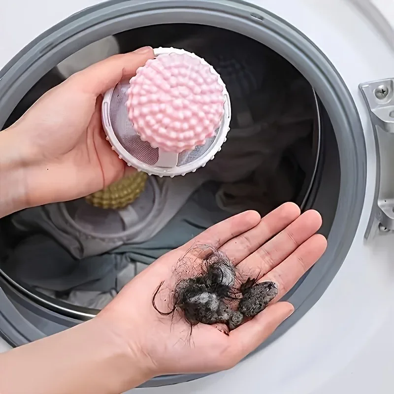 1PC Multifunctional Laundry Ball Washing Machine Hair Lint Catcher Anti-Tangling Anti-Clumping Laundry Tool