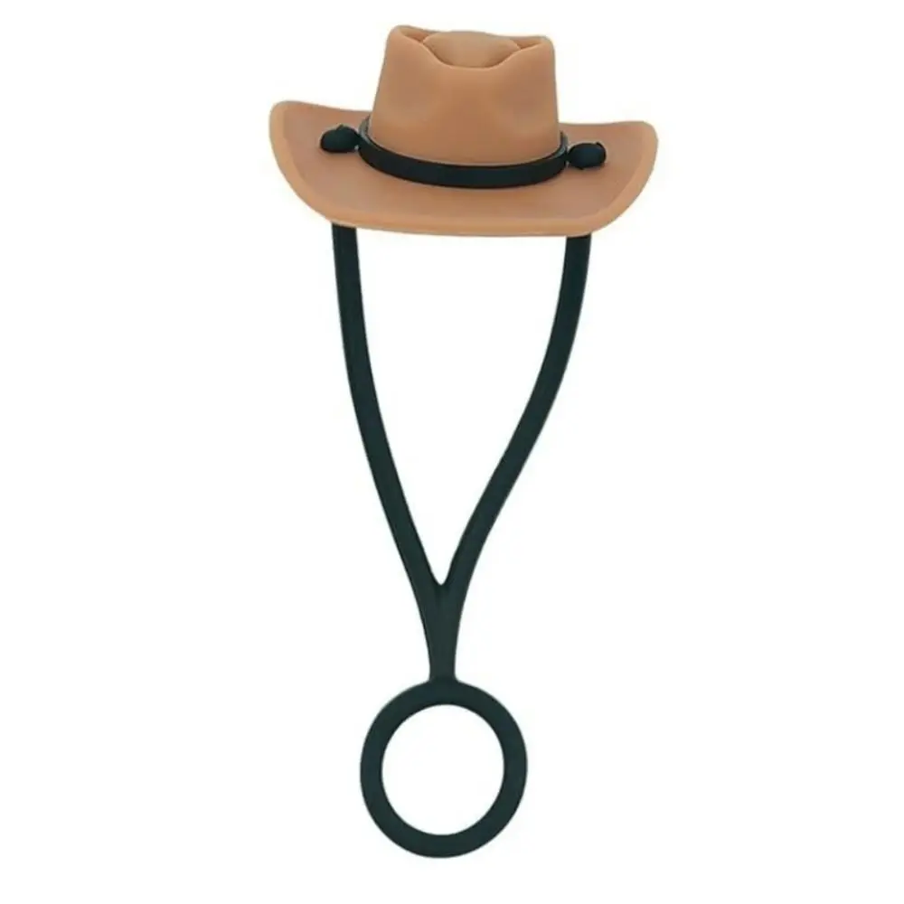 Silicone Cowboy Hat Straw Covers Cap Compatible For Stanley Cup 30 40 oz Cowgirl Hat Straw Topper Protector Lid  Accessories