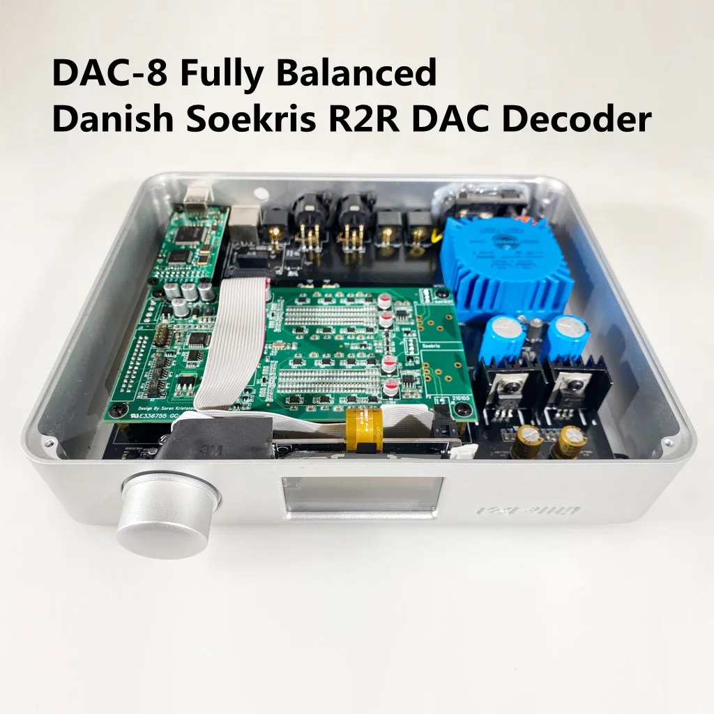 New DAC-8 Fully Balanced Danish Soekris R2R DAC Decoder  LittleDot