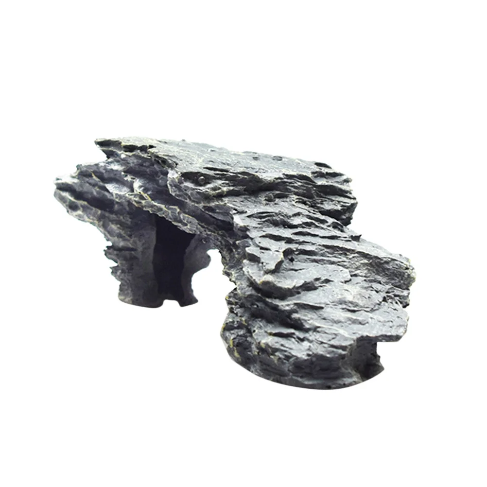 

Turtle Climbing Platform Resin Craft Durable Reptile Ramp for Dry Wet Tanks Provide Good Living Environment Turtle Platform