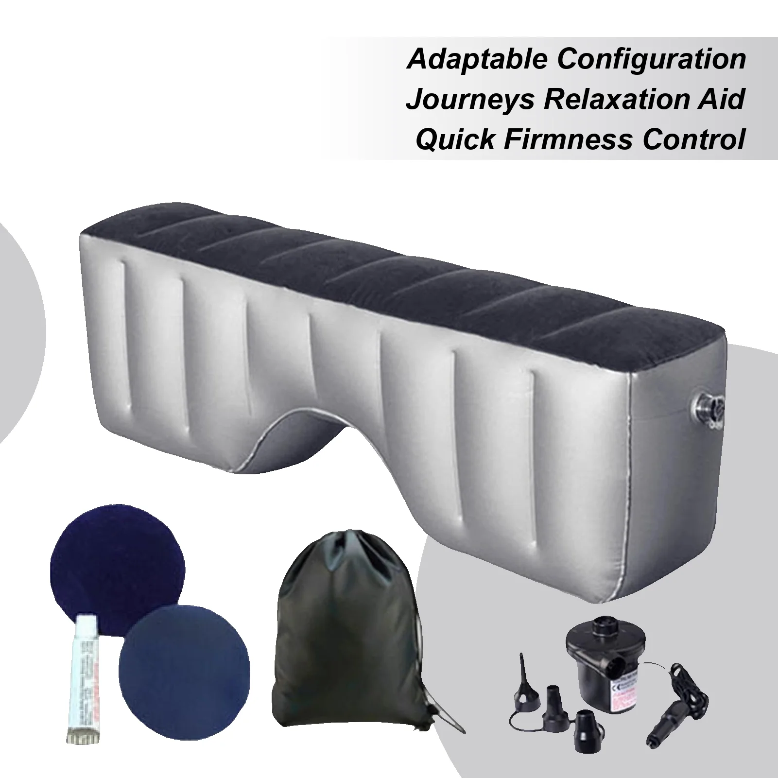 

Надувной наполнитель зазора заднего сиденья автомобиля, удлинитель для ног, подставка для ног, автомобильные дорожные аксессуары для собак, органайзер для предотвращения падения предметов