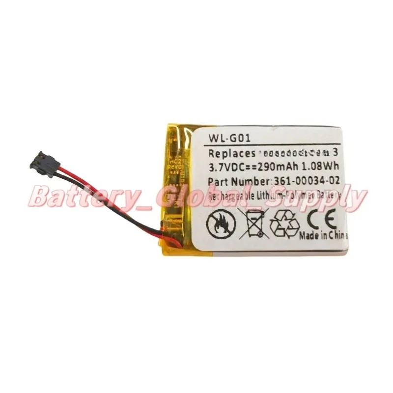 

For 361-00034-02 3 HR Smart Watch Battery 3.7V 290mAh Fast Delivery -