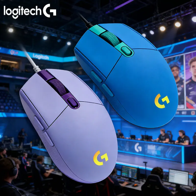 

Logitech G203 Multi-Button Gaming Mouse, Silent for Gaming and General Use, Suitable for Business and Students, Plug and Play