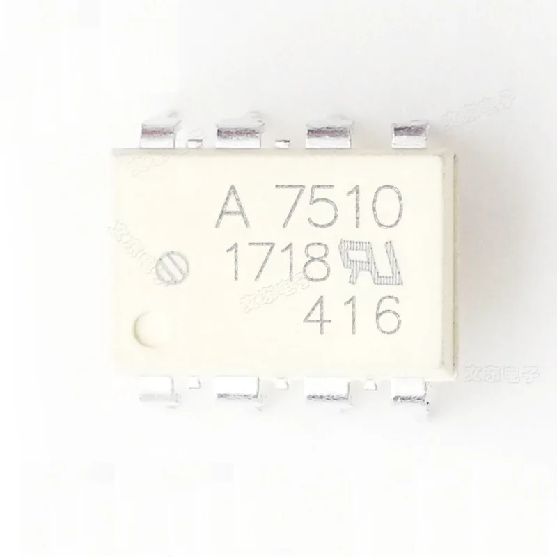 

10PCS HCPL-7510 A7510 HCPL-7520 A7520 HCPL-7560 A7560 HCPL-7601 A7601 HCPL-7710 A7710 HCPL-7720 A7720 Optocoupler DIP-8 SOP-8