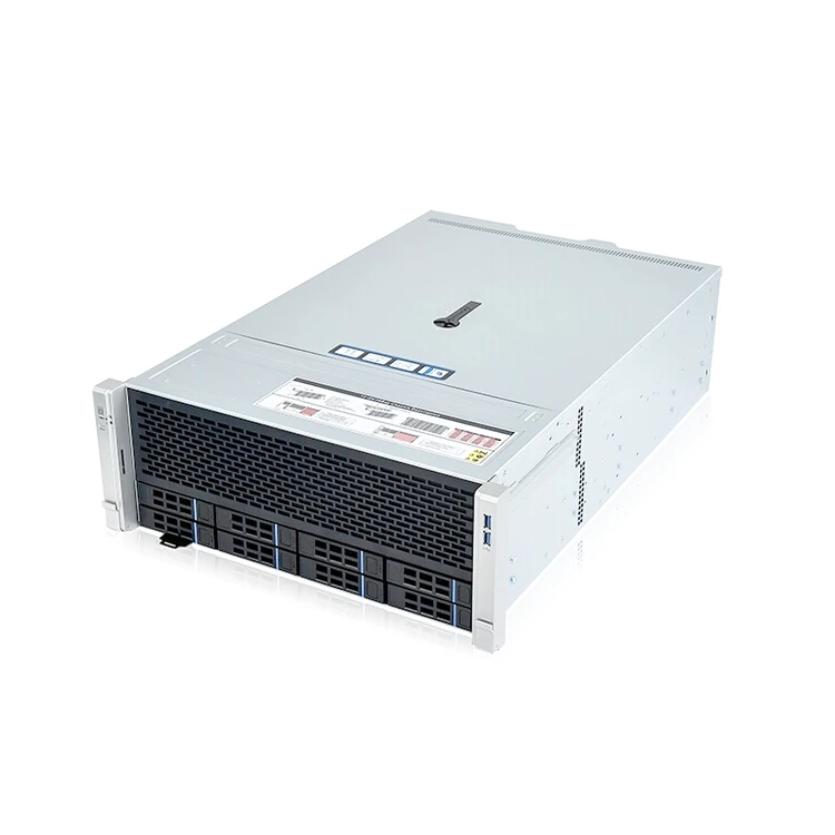Factory Direct ATX 8-Bay Straight-Through Aluminum Alloy Rackmount Computer Chassis SAS/SATA AI Storage Solution for Video/Audio