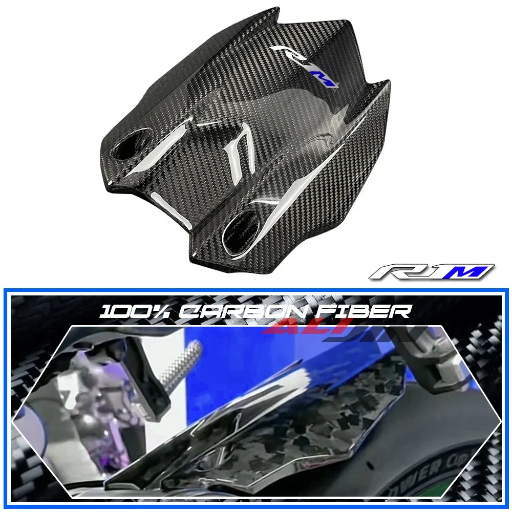 100% Real Carbon fiber For YAMAHA YZF R1M YZFR1 R1 2009-2023 Motorcycle Mudguard Tire Hugger Cover Splash Guard Fairing Panel