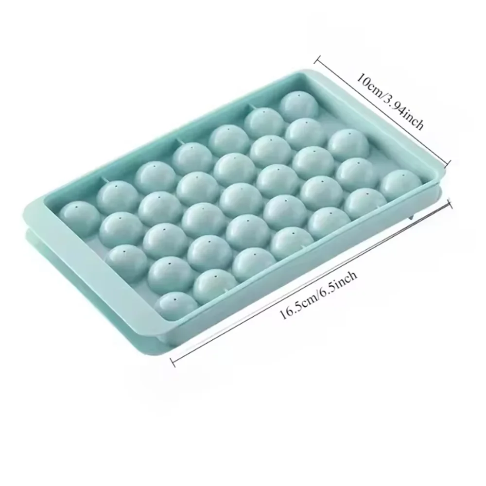 33 Ice Boll Hockey PP Mold Frozen Whiskey Ball Popsicle Ice Cube Tray Box Lollipop Making Gifts Kitchen Tools Accessories