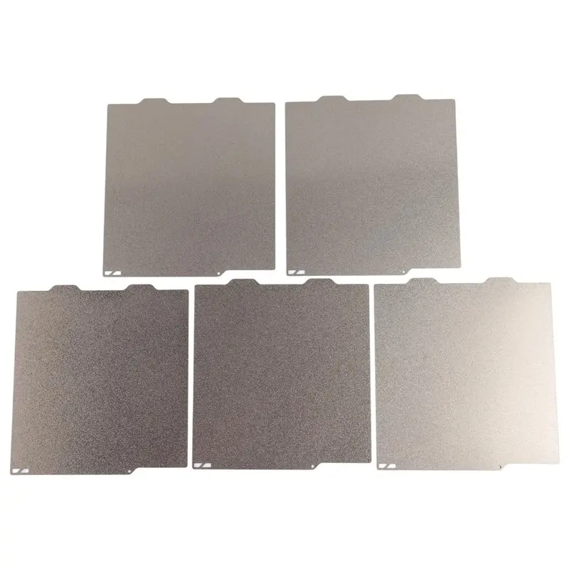 5Pcs Spring Steel Plate Spring Steel Pei Plate Accurate Efficient Dual Side Textured PEI 3D Printer Build Plate