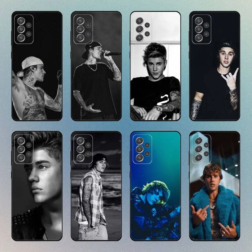 

Singer J-Justin Bieber Phone Case For Samsung Galaxy S25,S24,S21,S22,S23,S30,With Bracket Cover