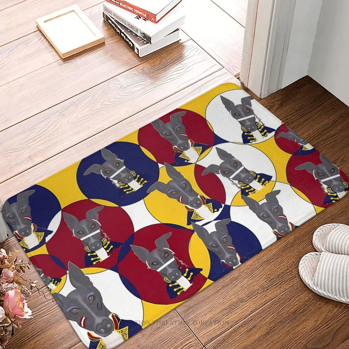 Greyhound Ears Dogs Non-slip Doormat Kitchen Mat Prince Charming Bubbles Adam Ant Balcony Carpet Entrance Door Home Decorative