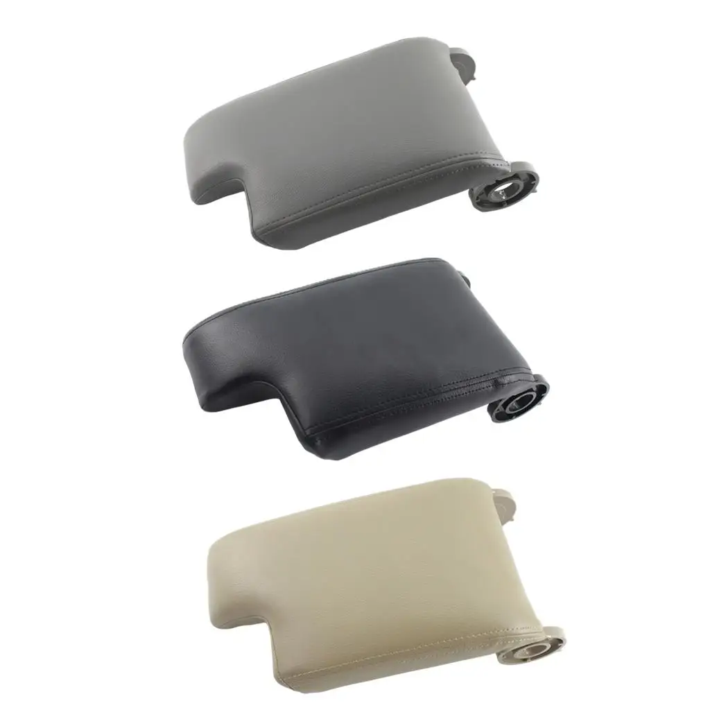 

Armrest Storage Cover PU Leather Car Interior Center Console Handrail Box Lid for BMW 320 325Ci 320i E46 1999-2004
