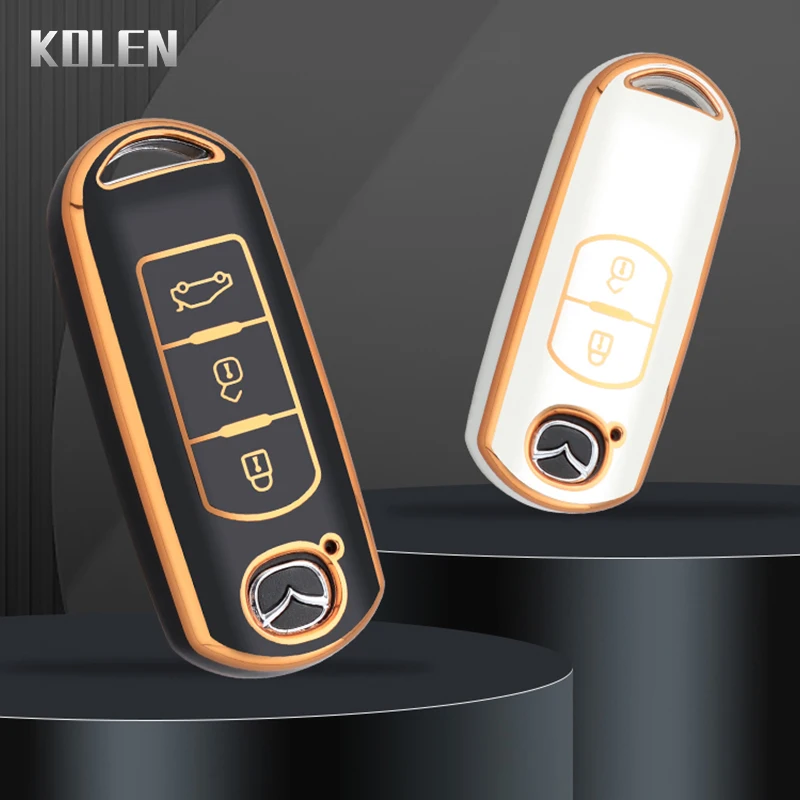 

Fashion TPU Car Remote Key Case Cover For Mazda 2 3 6 Atenza Axela Demio CX-5 CX5 CX-3 CX7 CX-9 2015 2016 2018 2019 Accessories