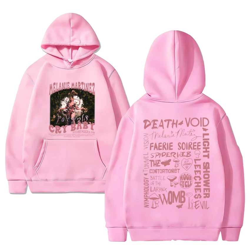 Hete Verkoop Melanie Martinez Portals Tour 2024 Print Hoodie Nieuwe Mannen Gothic Y 2K Sweatshirt Unisex Fleece Pullovers Met Lange Mouwen