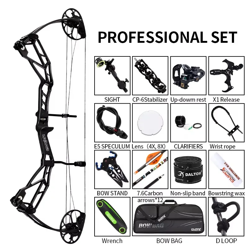 LWANO 양궁 프로 제조업체 Lwano 컴파운드 보우 사격 및 컴파운드 사냥용 보우 손목 밴드 양궁 풀 세트