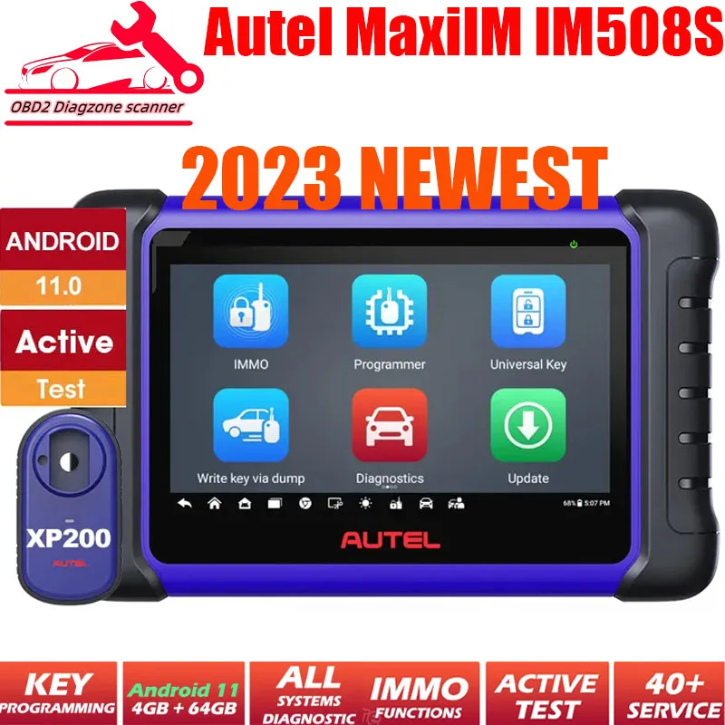 Autel MaxiIM IM508S IM508 S IMMO Key Programmer Pro Key Fob Programming Tools Auto Diagnostic Tool All Systems Diagnostic