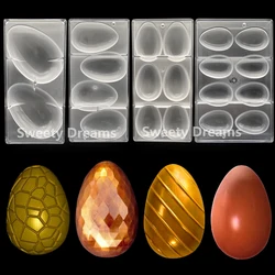 Happy Easter Egg Polycarbonate Chocolate Mold Form Baking Sweets Candy Pastry Confectionery Decoration Cake Bakery Tools