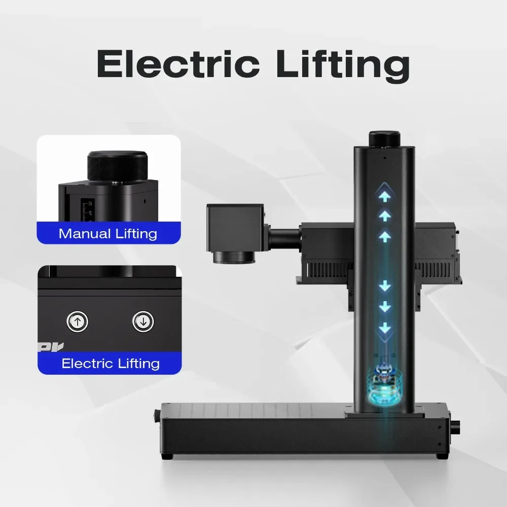 ComMarker 5W UV LASE Marking Machine with 2 Lenses, Compatible Lightburn and Rotary Air Cooling UV LASE Engraver for Glass