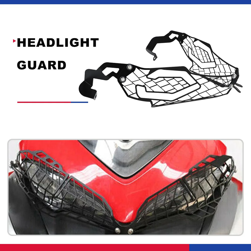 

Headlight Protector Grille Guard Cover Protection Grill For Ducati MULTISTRADA 1260 1200 950 S D AIR GRAND ENDURO PIKES PEAK