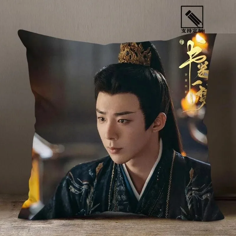 ليو يونينغ لي ييتونغ المشارك الوجهين المطبوعة المخدة التلفزيون حلم داخل حلم الدراما Stills ديكور المنزل سيارة غطاء الوسادة #2