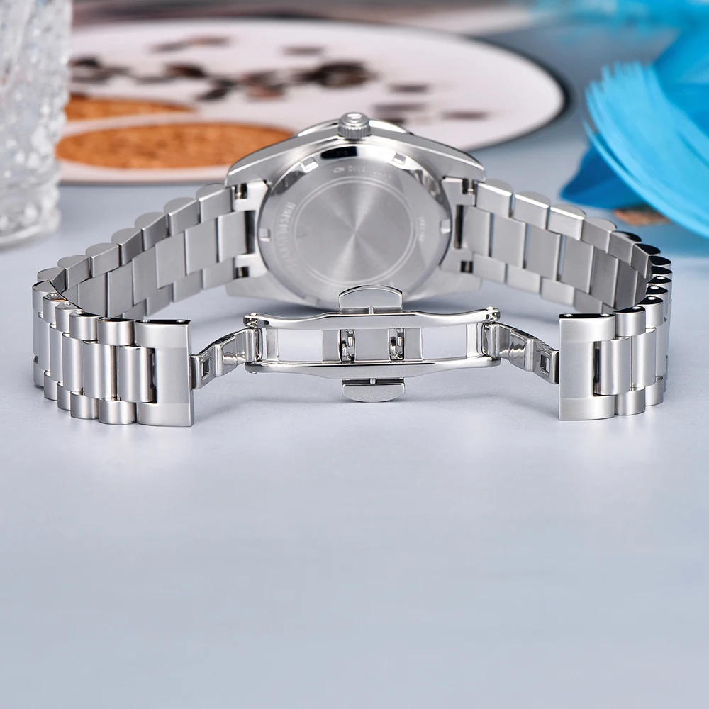 2026women's quartz watch fashion brand Pagani design VH65 sapphire waterproof women's watch calendar steel watch women's leisure - view 5