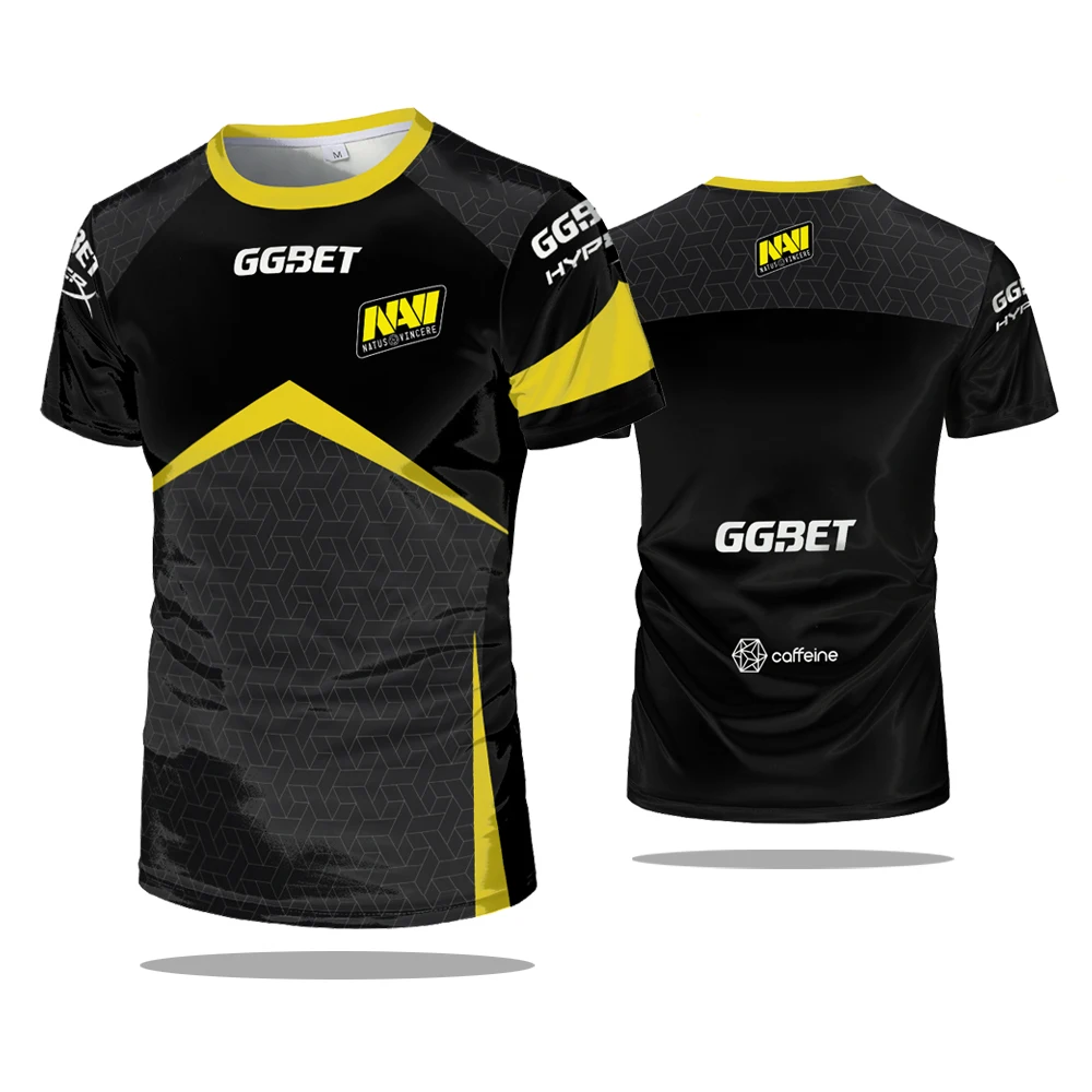 Esports CS GO Game Navi Team Uniform T-shirt Free Customization Name Game Player Competition Sports Training T-shirt