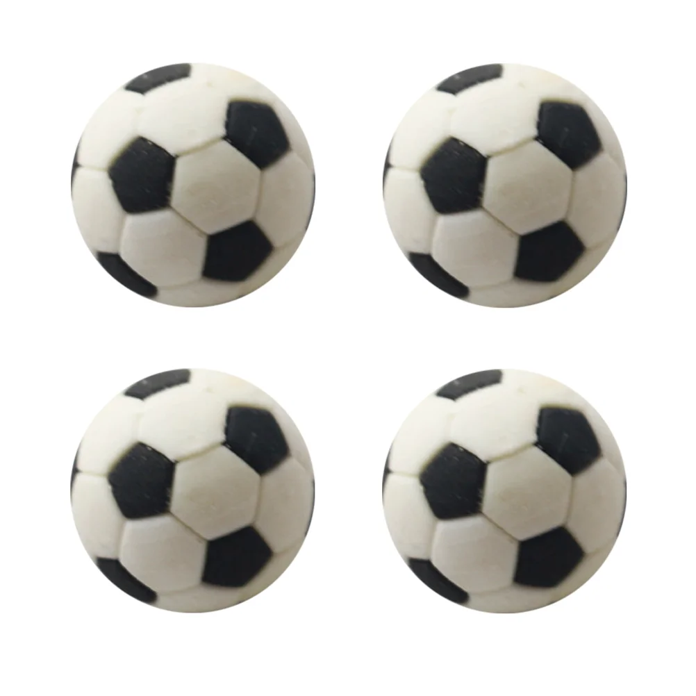 

4 Pcs Mini Football Miniature Soccer Decors Balls House Ornaments Decorations Dollhouse DIY