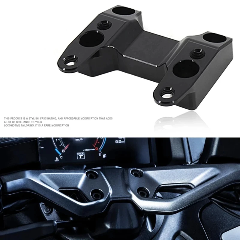 T-MAX 560 2022 2023 New Motorcycle Handlebar Riser Handle Bar Raiser Clamp Backs Black For Yamaha TMAX 560 T-MAX560 TMAX560