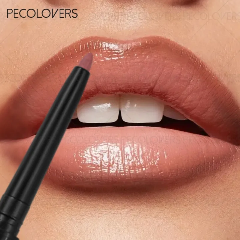 Rossetto Lip Liner nudo, raffigurante il contorno delle labbra, crea labbra piene e affascinanti, cosmetici per labbra a lunga durata