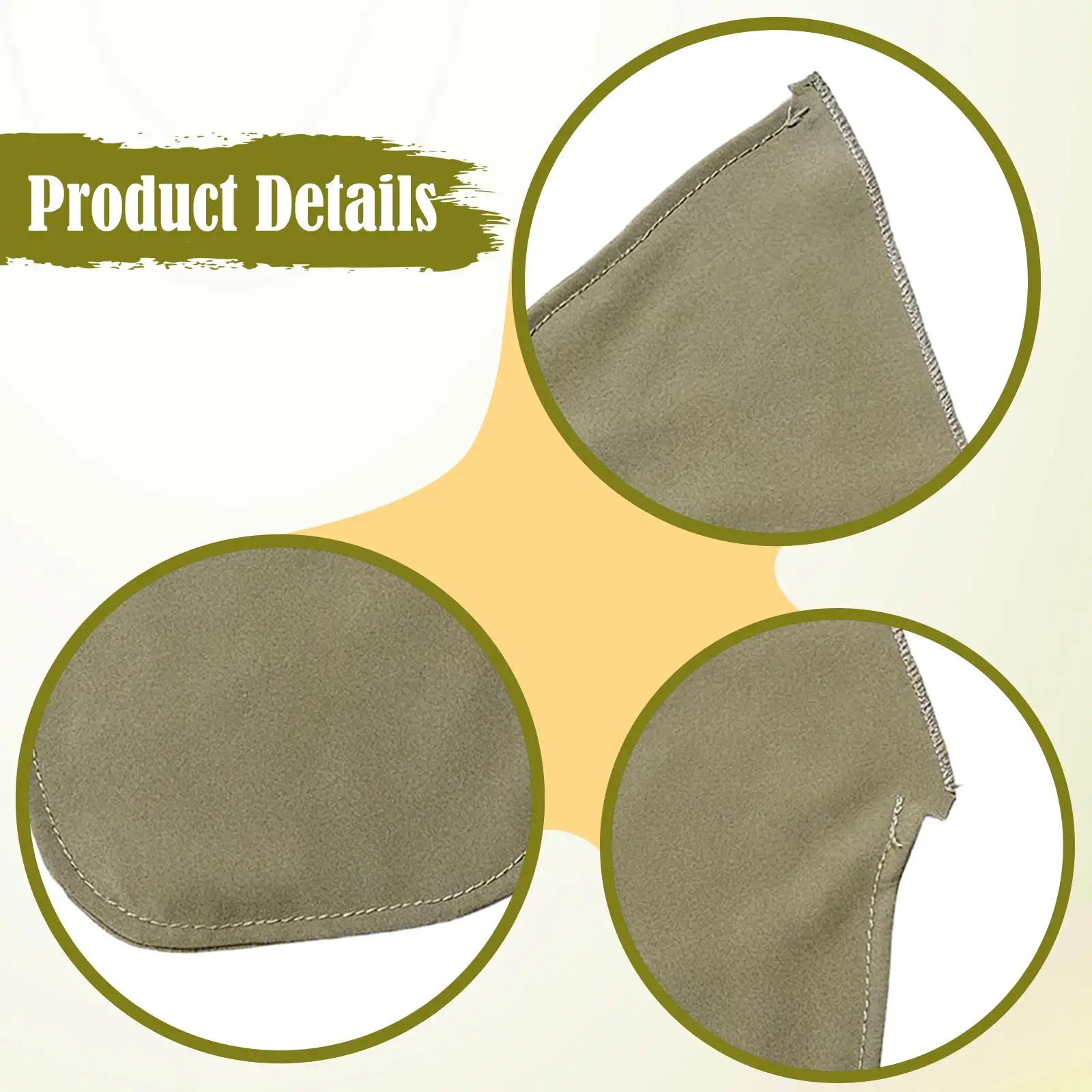 2 Pieces Sew Pocket Clothing Inner Pocket Repair Pouch Clothes Accessory for Sweatshirts Trousers Suit Coats Jackets