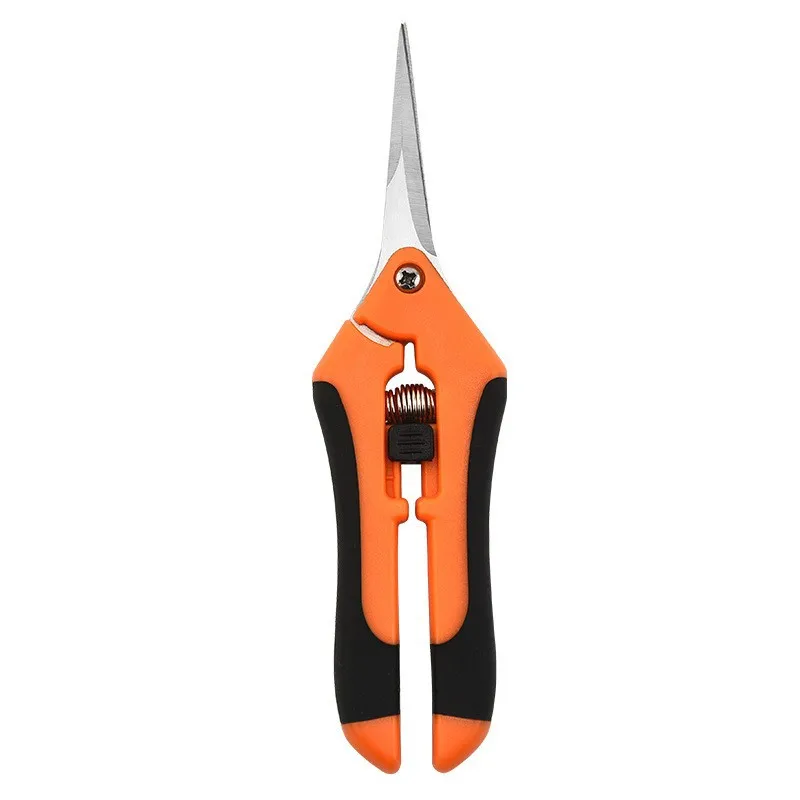 สวนเครื่องมือ Secateurs กรรไกรบอนไซโลหะสวนกรรไกรตัดแต่งกิ่งเครื่องมือเครื่องตัดผลไม้หยิบวัชพืชในครัวเรือน Potted 1PC