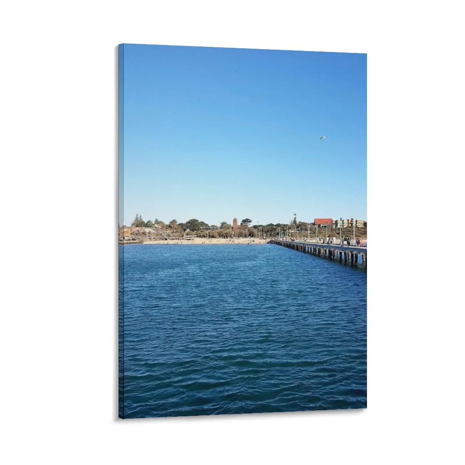 

Frankston Pier at Frankston Beach Canvas Painting home decorations and organization house decoration wall decoration