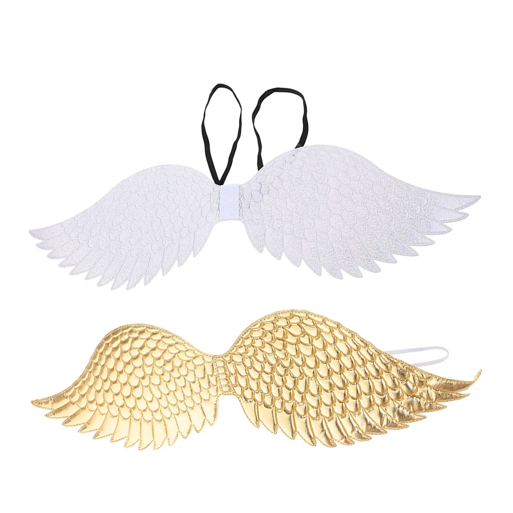 

2Pcs Children Lightweight Costume Accessories for Girls Halloween Cosplay Wings Fairies Princess Dress Up