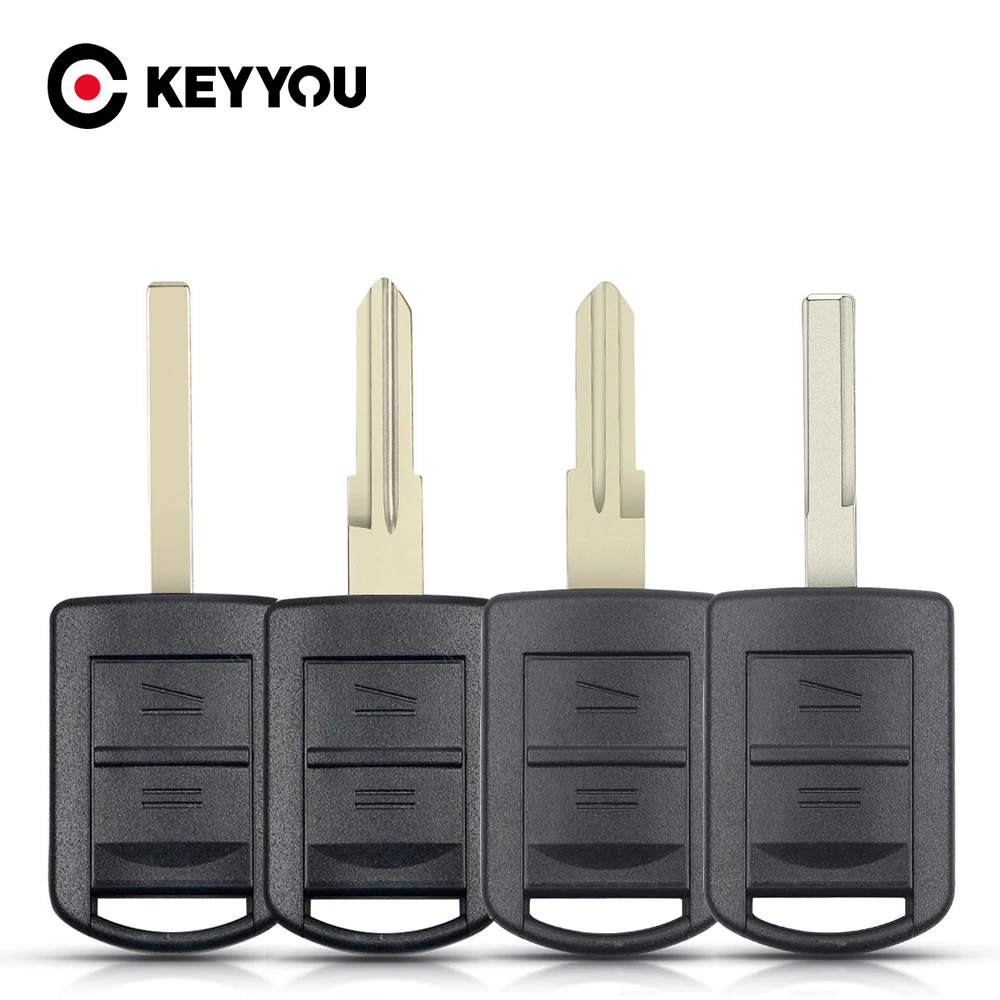 

KEYYOU 2 Buttons Remote Car Key Case Shell For Opel Vauxhall Corsa c Meriva astra h j g d Combo Fob HU46 YM28 HU43 HU100 Blade