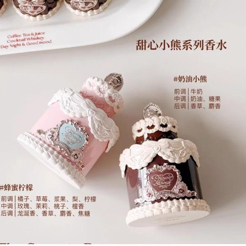 

Flower Knows Sweetie Bear Perfume Eau De Toilette Honey Lemon Fragrance Caramel Bear for Woman Men Perfumes