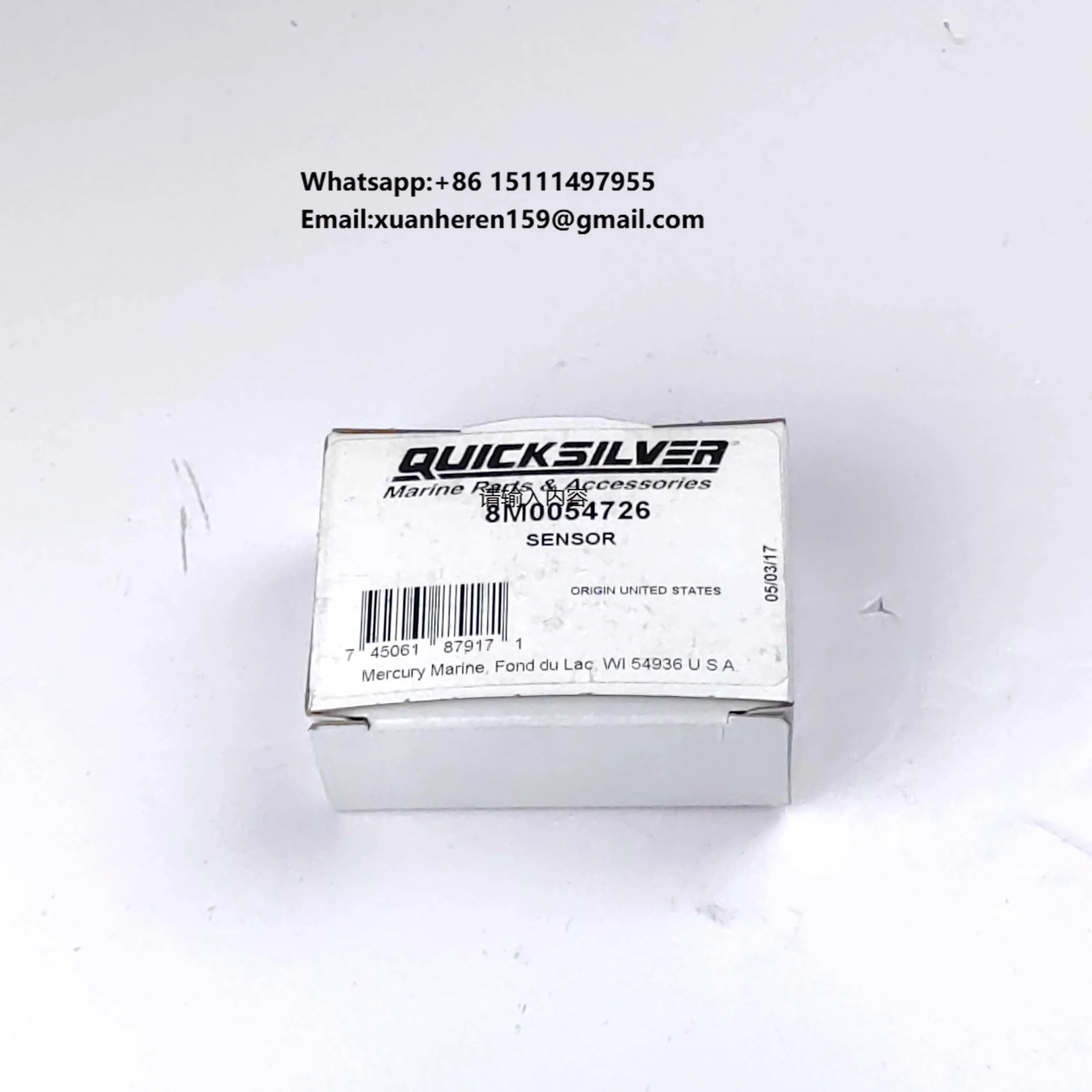 

Genuine Mecury Outboard Motor Parts Mercruiser Marine Parts 8M0054726 SENSOR, Manifold Air Pressure