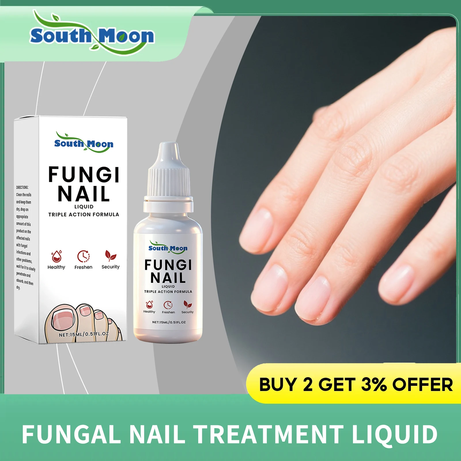 

Nail Fungus Removal Liquid Anti Infection Paronychia Onychomycosis Inhibiting Fungal Proliferation Promoting Toenail Growth Oil