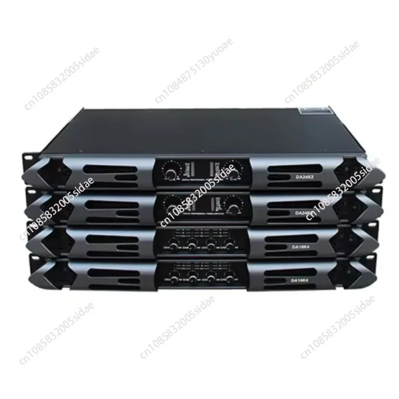 DA24K2 12600W 2 Channel 1U Class D Rack Mount Professional Subwoofer Power Amplifier Stage DJ Concert Audio Sound System Amp