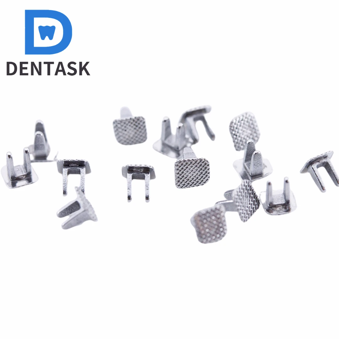 10 teile/beutel DENTASK Dental Kieferorthopädische MIM Monoblock Biss Turbos Metall Biss Stopper Einzigen Flügel Zunge Tamer Lingual Spikes – Detail 5