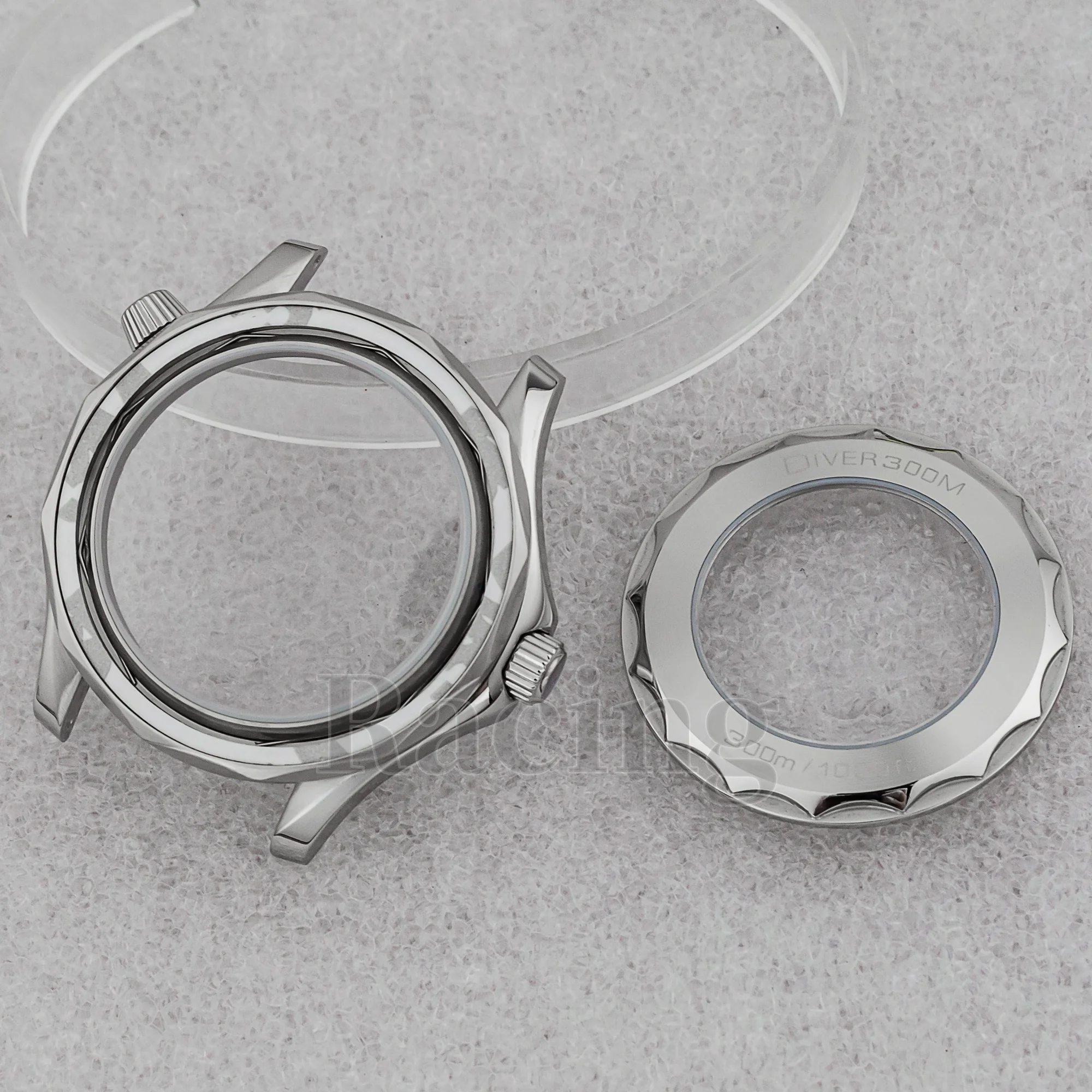 NH35 Watch Case for Seamaster 300 Watches Mod Parts Stainless Steel 10ATM Waterproof 41mm Case fit NH35/NH36 Automatic Movement