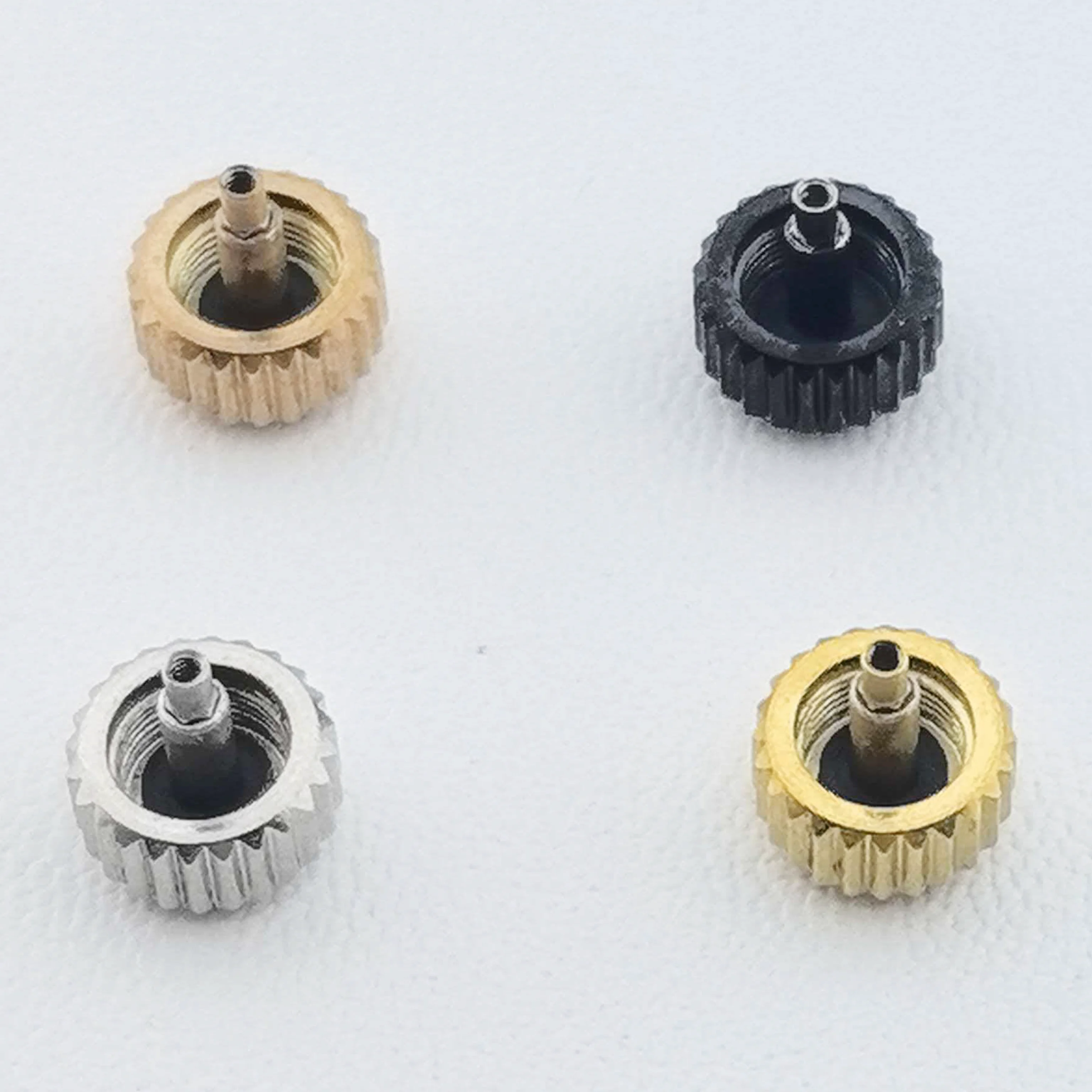 VK63 Crown Fscrew in case  Silver Black Gold Multi Color 