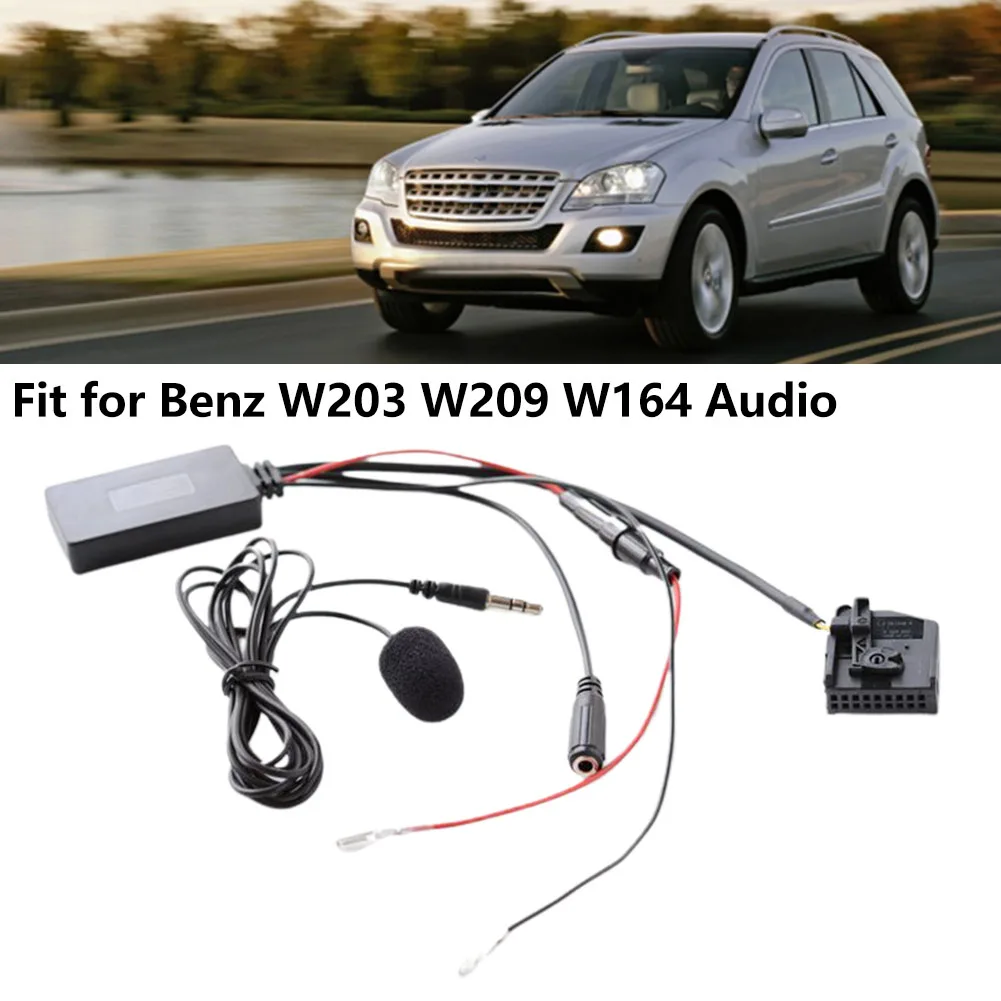 Perfect Fit for A Class C Class and More Bluetoothcompatible Adapter AUX Cable For Benz Audio W203 W209 W164 W163 R129