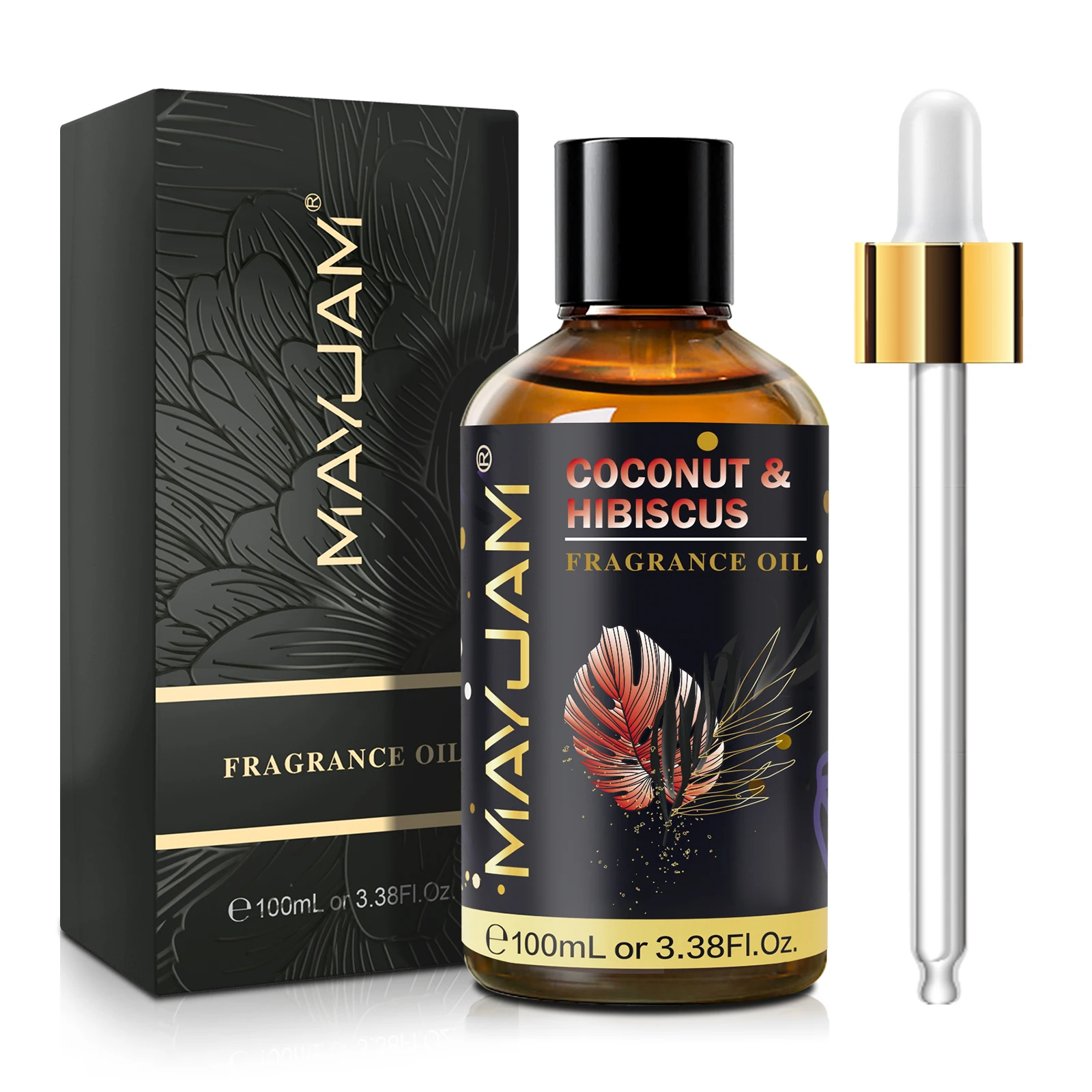 MAYJAM parfum huile essentielle 100ml noix de coco & Hibiscus musc blanc tabac sucré Santal sanctuaire hôtel fruits carnaval mélange huile
