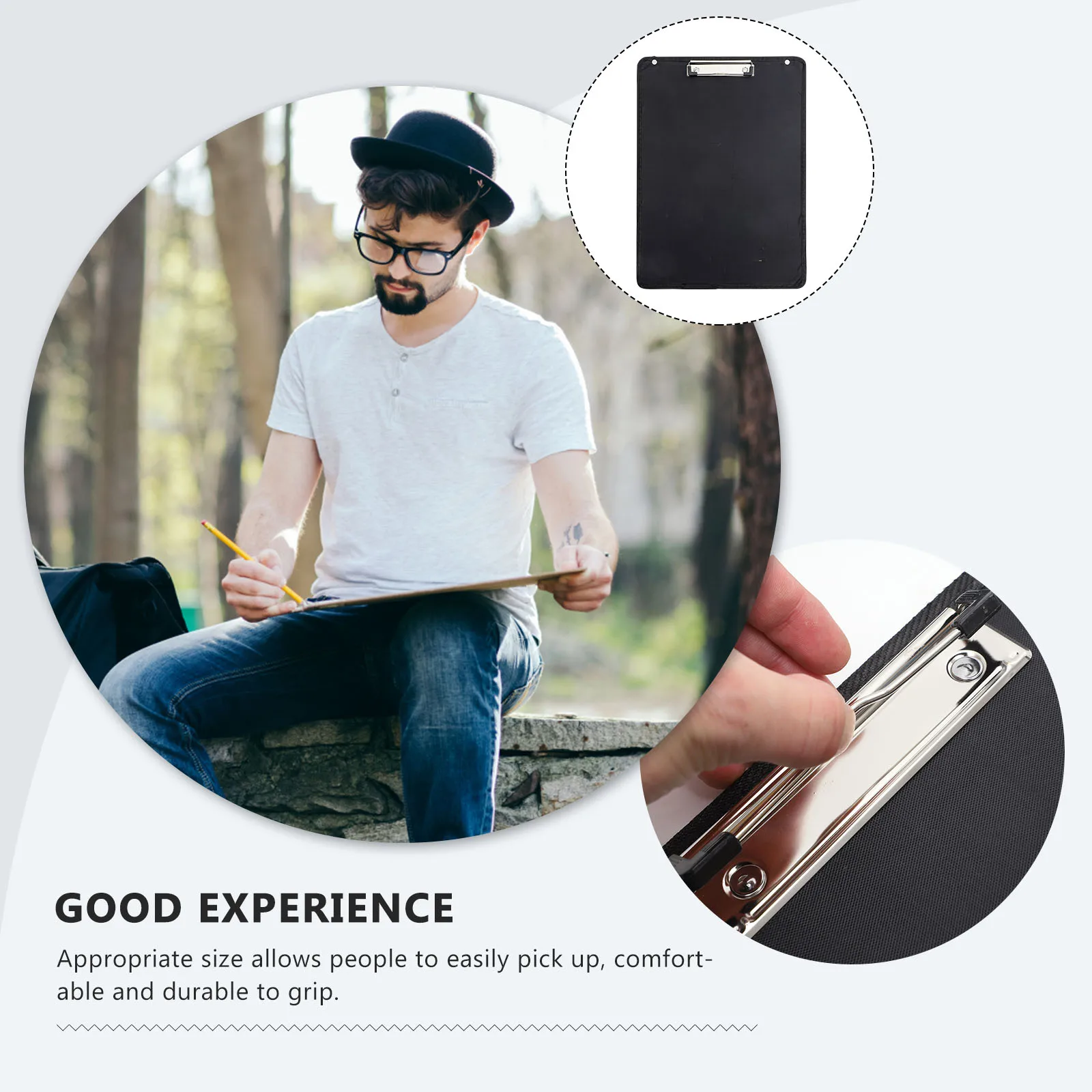 

Rainproof Sketch Drawing Clip Board Black Portable Art Supplies Kids Painting Board Toddler Writing Pad Studio Field