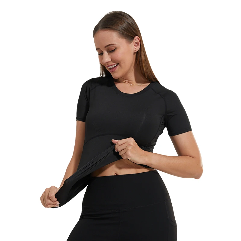 Womens Compression Shirts Short Sleeve Athletic Sports Quick Dry Compression Tops for Women Running Workout Shirt Yoga Shirts